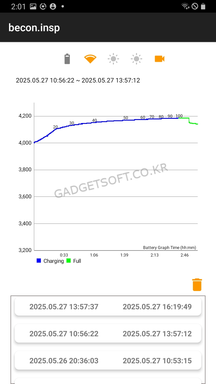 battery.charge